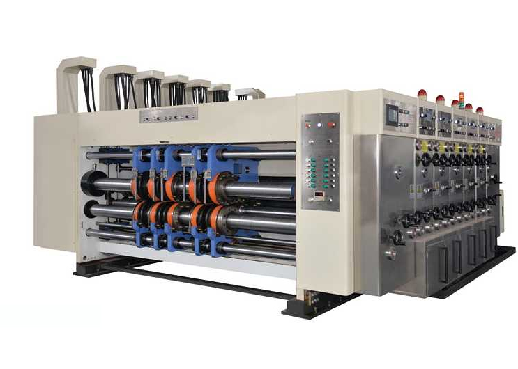 High speed printing slotting die cutting machine
